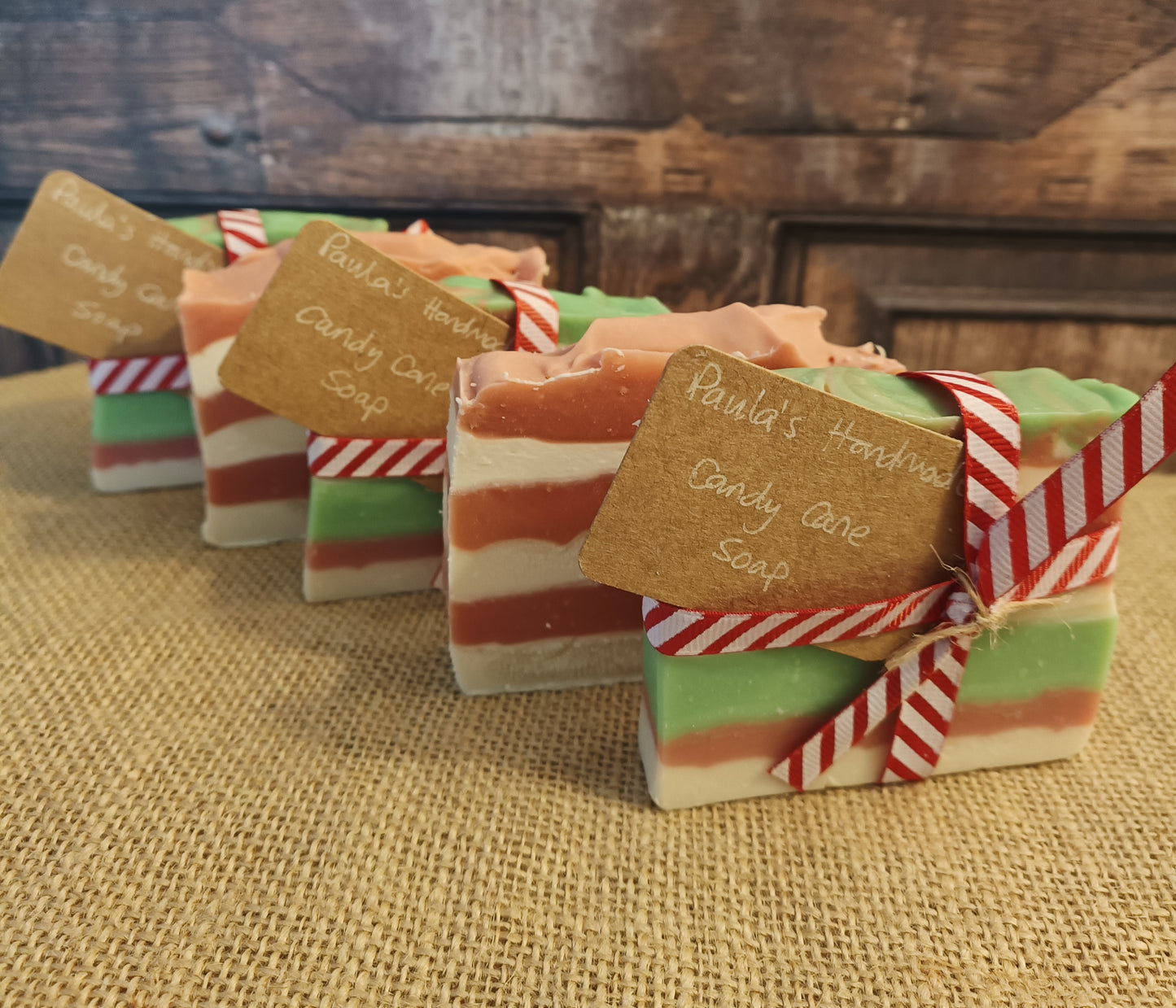Candy Cane Soap