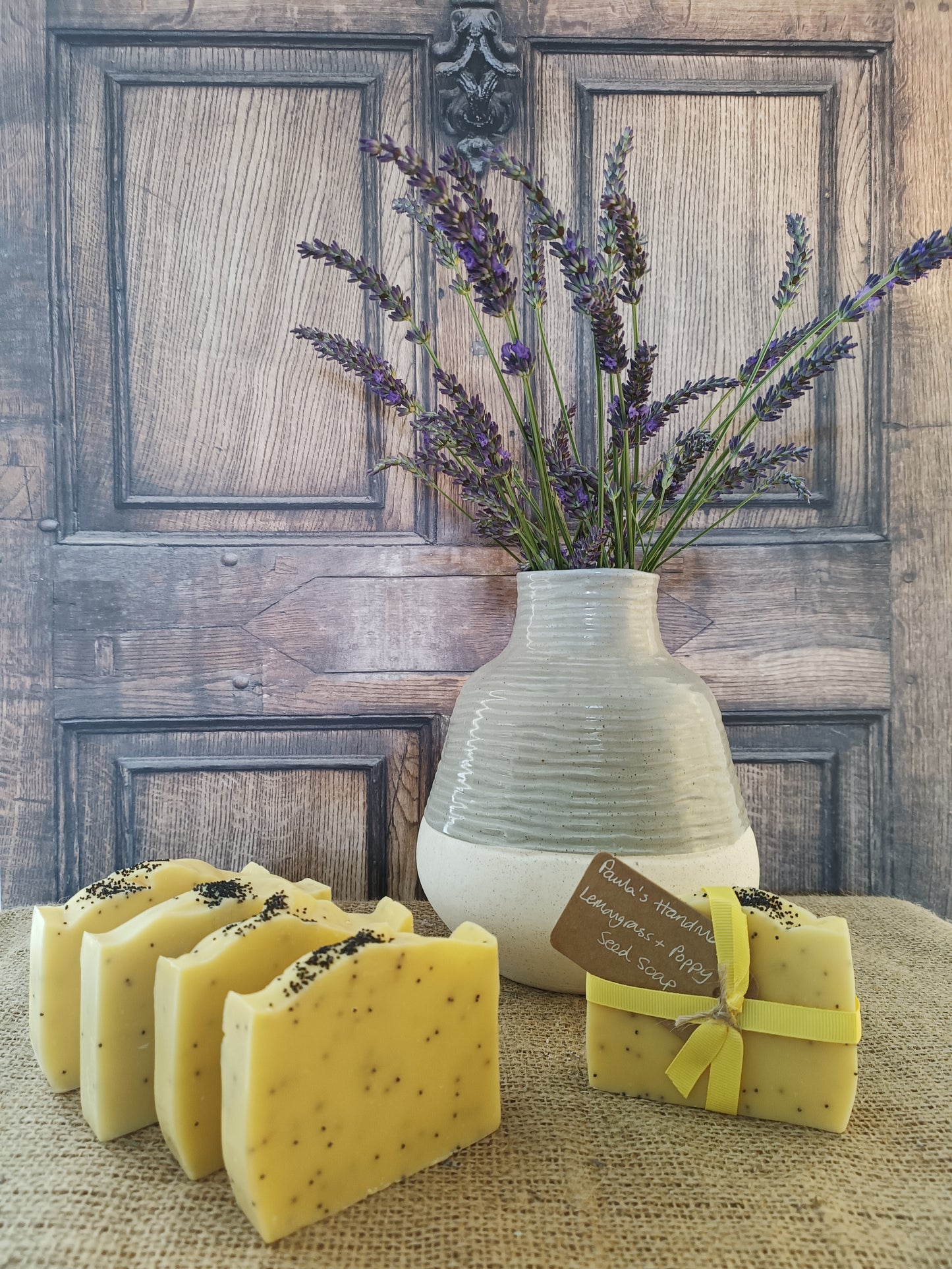 Lemongrass and poppy seed Soap