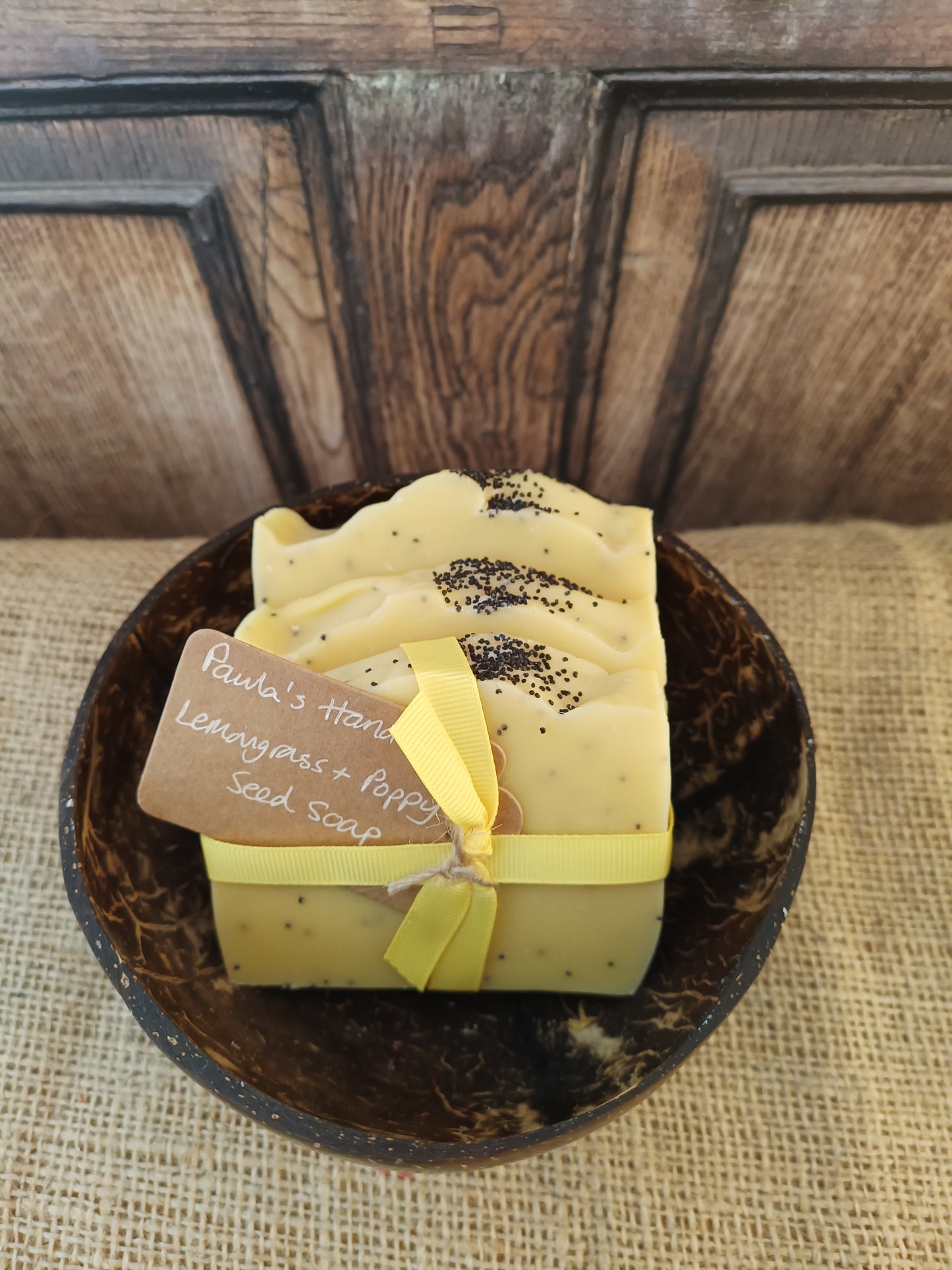 Lemongrass and poppy seed Soap