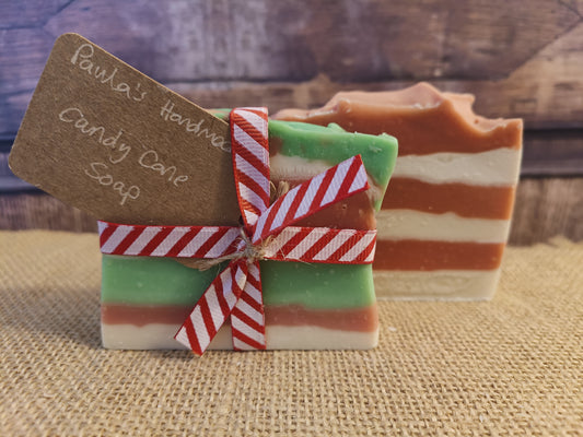 Candy Cane Soap